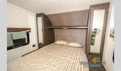 2017 Forest River RV Stealth FQ2817G Toy Hauler Travel Trailer Master Bedroom