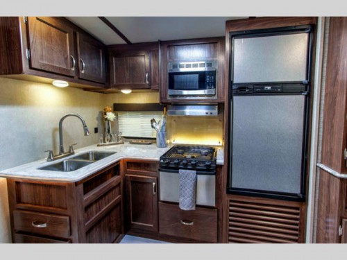 2018 Dutchmen Aerolite Luxury Class Travel Trailer Kitchen